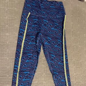 Colorful fun yoga pants